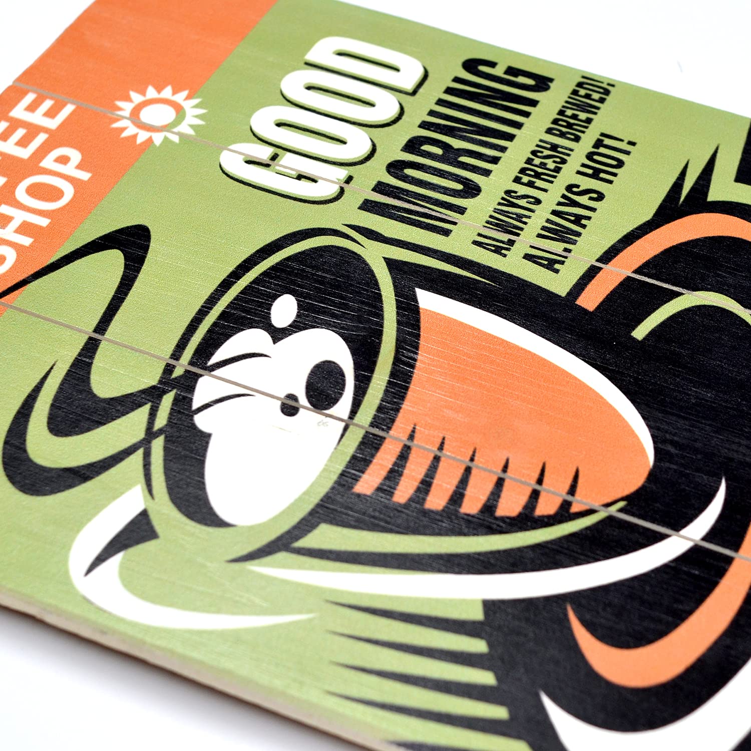 Amazon | 【USA アメリカン デザイン】GOOD MORNING COFFEE SHOP